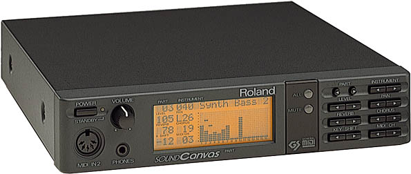 Rolands SC-55 Sound Canvas Sound Module