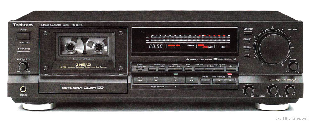 Technics RB-B965 3 Head Cassette Deck